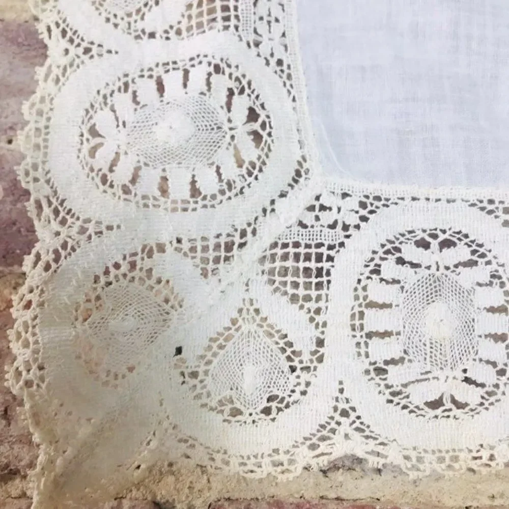 Vintage Country House Window Valance Embroidered